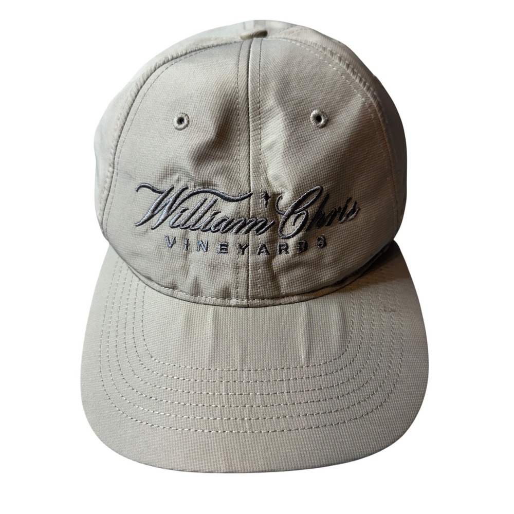 Richardson Hat Mens OSFM Tan William Chris Vineyards 225 Performance Ripstop Cap